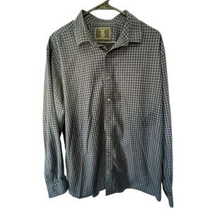 Men’s Maker & Company Long Sleeve Checker Pattern Button Up Shirt
